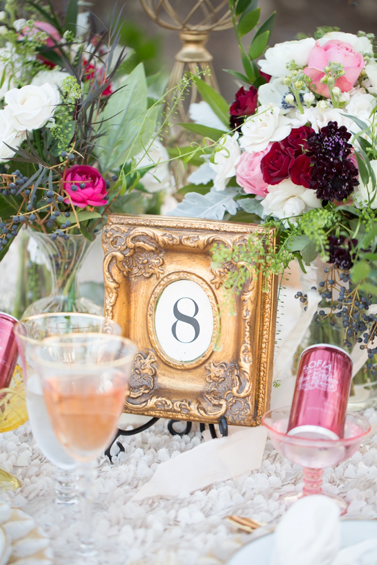 Romantic Blush, Marsala and Gold Wedding Ideas via TheELD.com