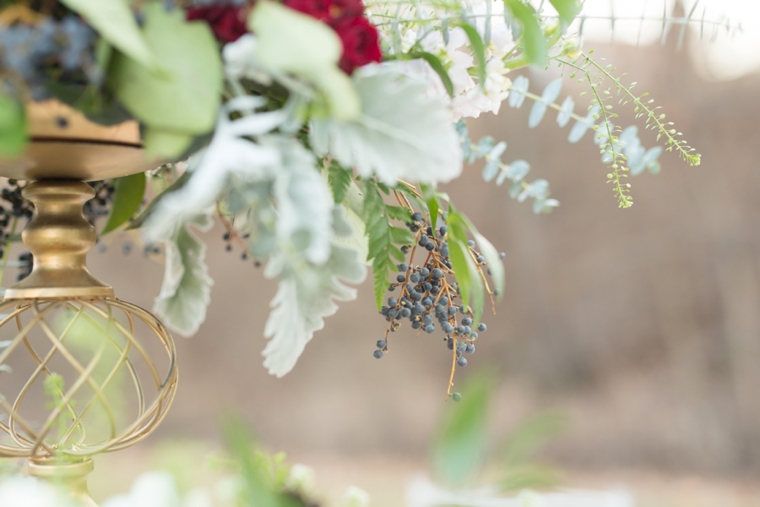 Romantic Blush, Marsala and Gold Wedding Ideas via TheELD.com
