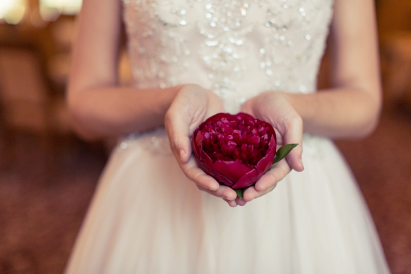 Romantic Pink and Red Wedding Inspiration via TheELD.com