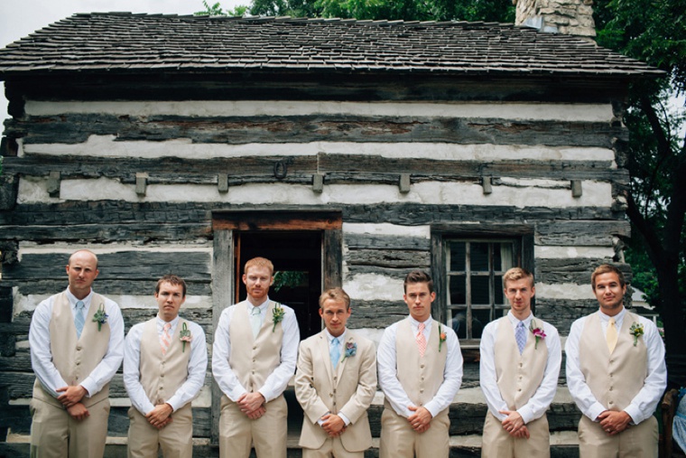 Colorful & Rustic Illinois Barn Wedding via TheELD.com