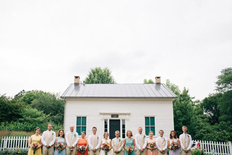 Colorful & Rustic Illinois Barn Wedding via TheELD.com