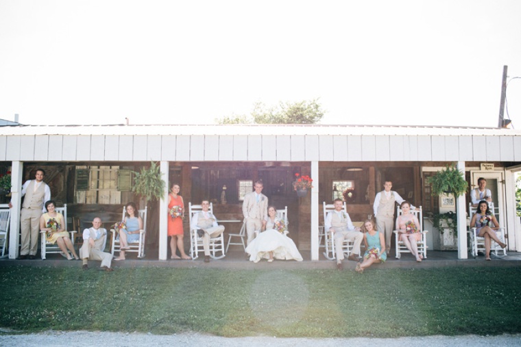 Colorful & Rustic Illinois Barn Wedding via TheELD.com