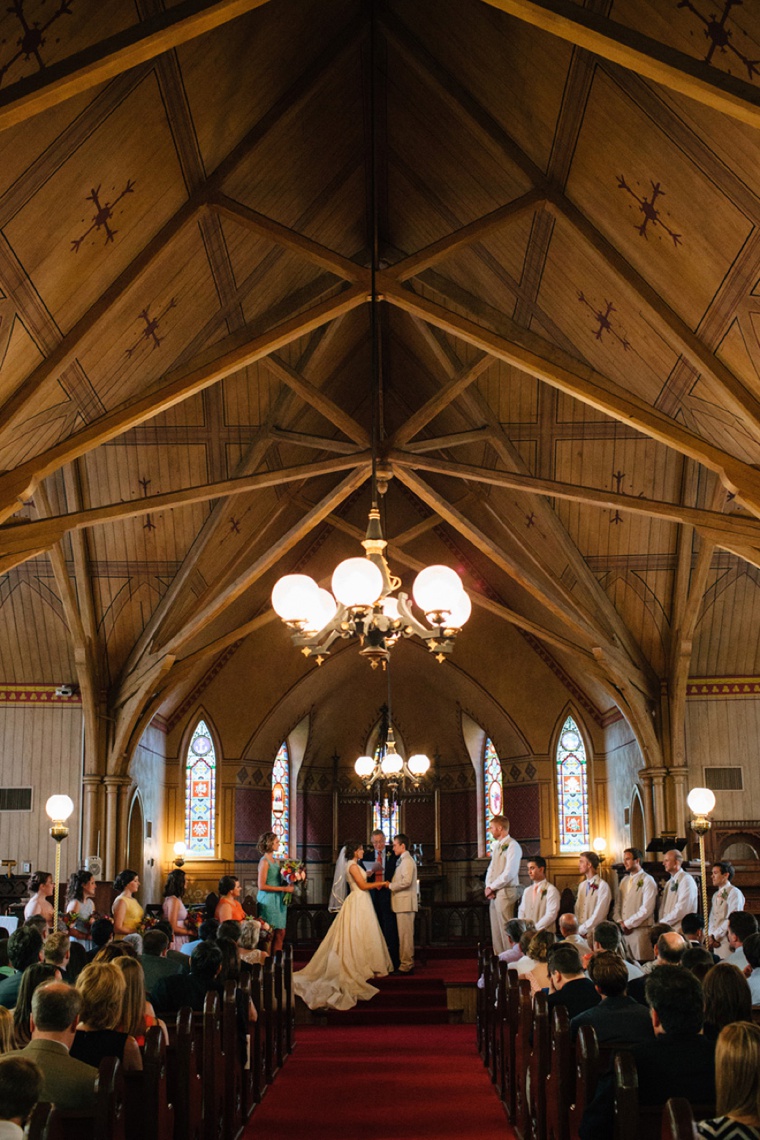 Colorful & Rustic Illinois Barn Wedding via TheELD.com