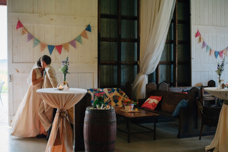 Colorful & Rustic Illinois Barn Wedding via TheELD.com