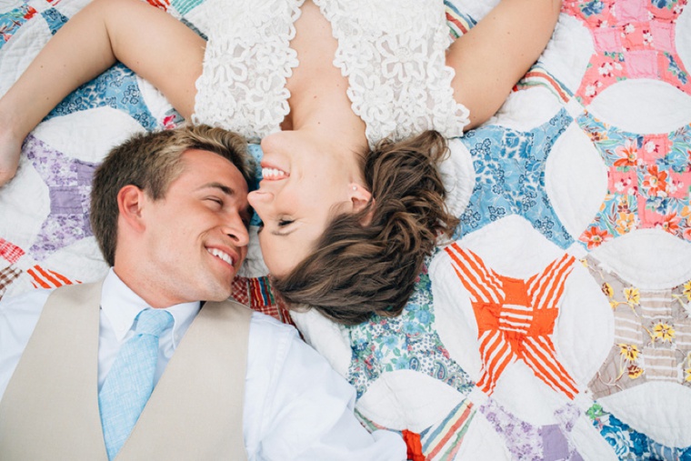 Colorful & Rustic Illinois Barn Wedding via TheELD.com