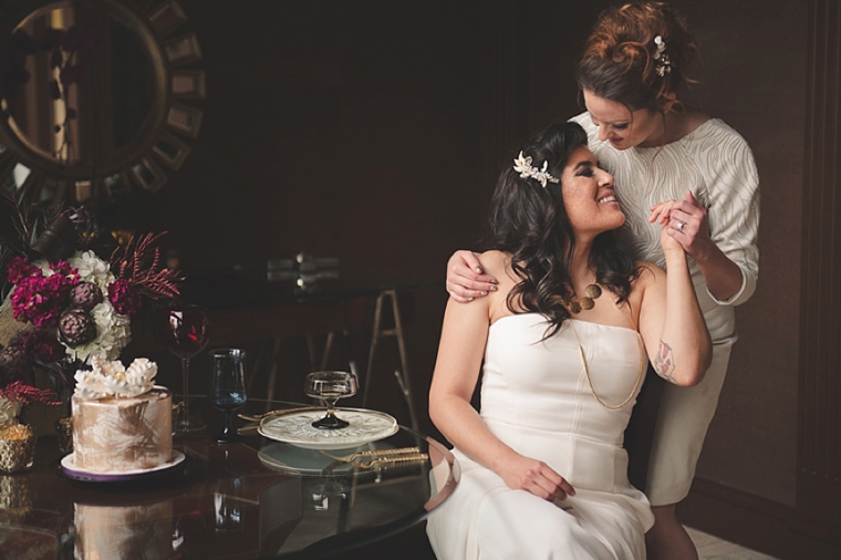 Vintage Glam Las Vegas Elopement Inspiration via TheELD.com