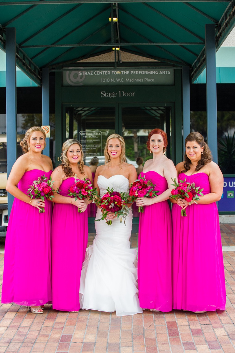 A Chic Black & Fuchsia Wedding via TheELD.com