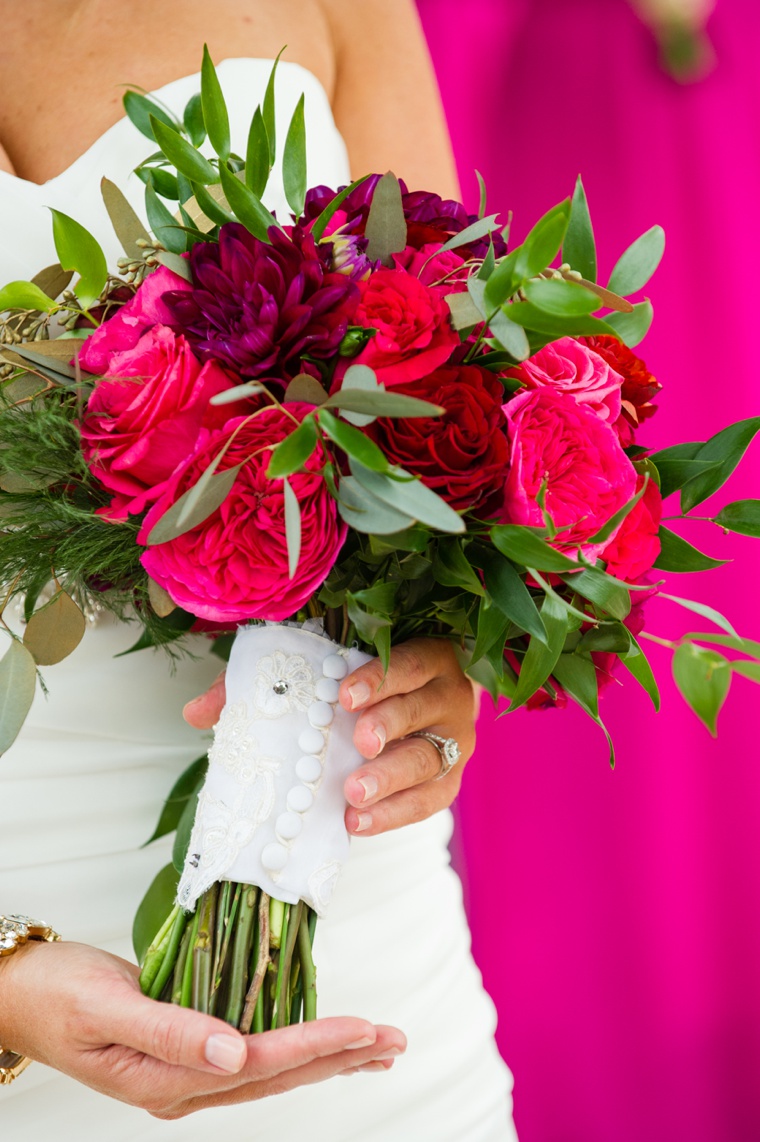 A Chic Black & Fuchsia Wedding via TheELD.com