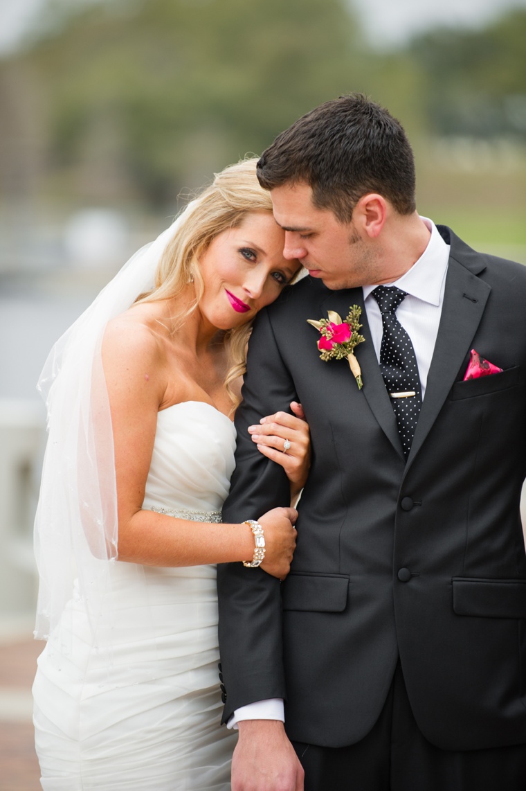 A Chic Black & Fuchsia Wedding via TheELD.com