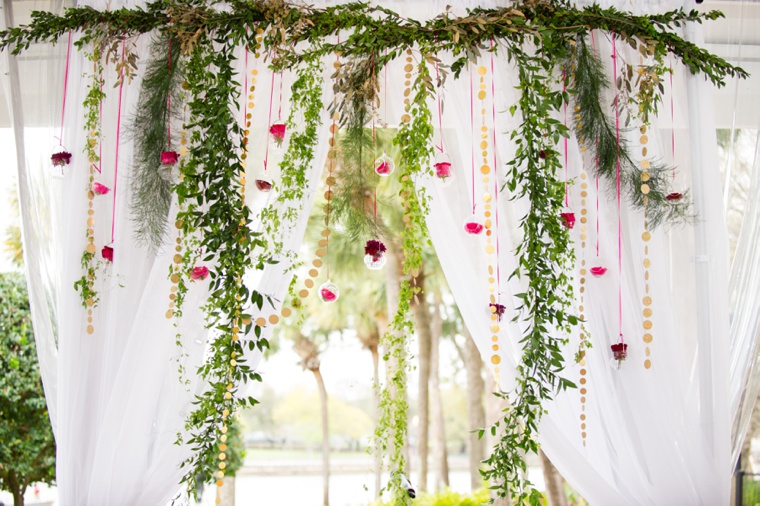 A Chic Black & Fuchsia Wedding via TheELD.com