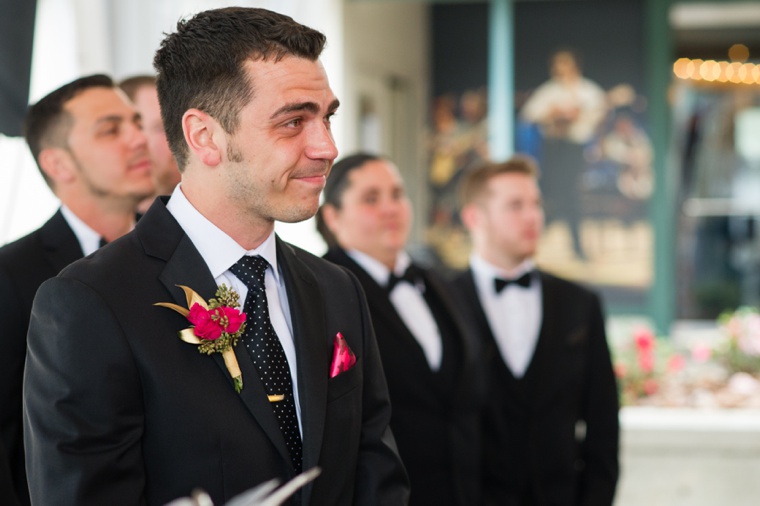 A Chic Black & Fuchsia Wedding via TheELD.com