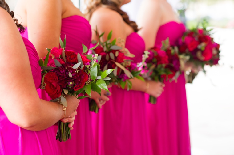 A Chic Black & Fuchsia Wedding via TheELD.com