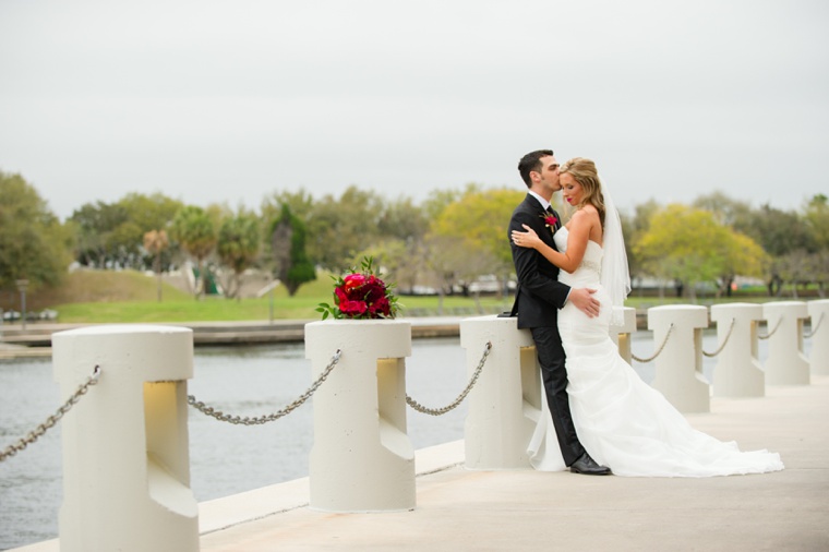 A Chic Black & Fuchsia Wedding via TheELD.com