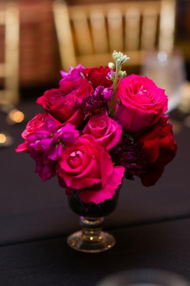 A Chic Black & Fuchsia Wedding via TheELD.com
