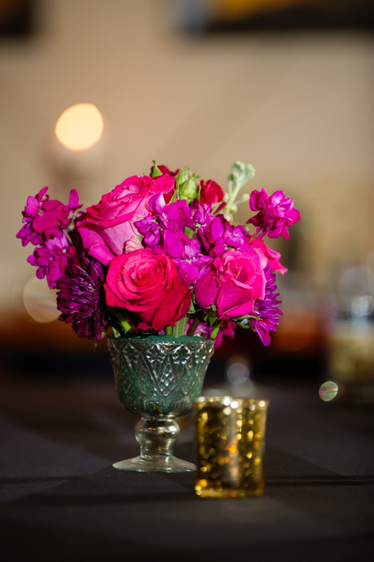 A Chic Black & Fuchsia Wedding via TheELD.com