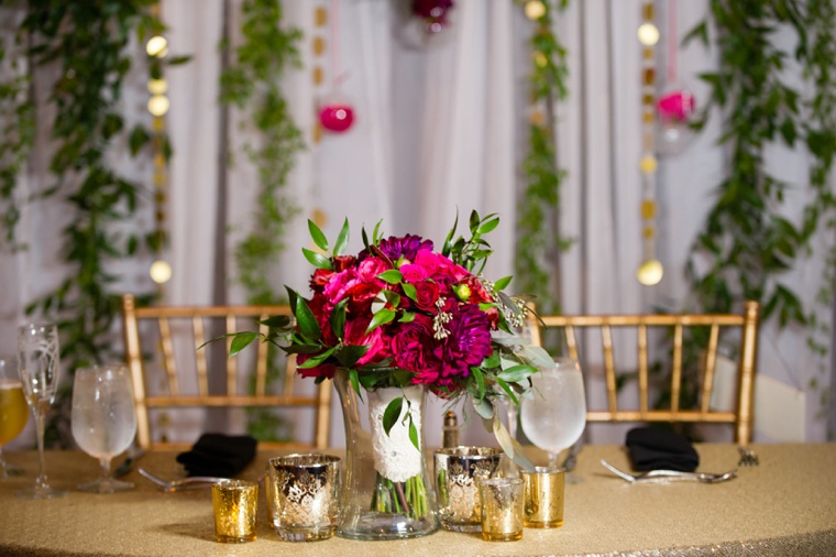 A Chic Black & Fuchsia Wedding via TheELD.com