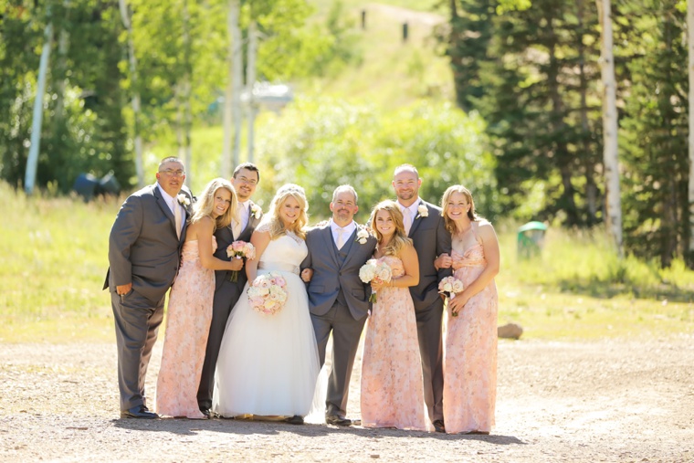 Rustic Elegant Pink and Gold Wedding via TheELD.com