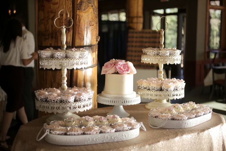 Rustic Elegant Pink and Gold Wedding via TheELD.com