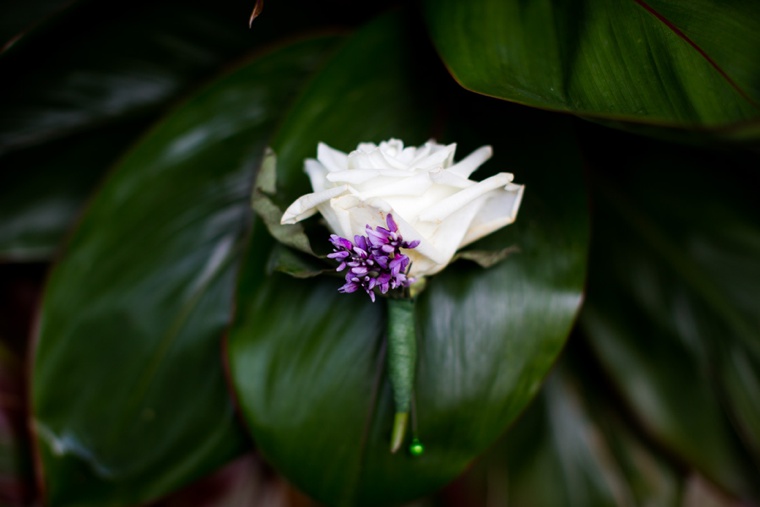 Elegant Garden Lavender and White Wedding via TheELD.com