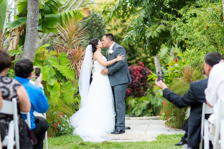 Elegant Garden Lavender and White Wedding via TheELD.com