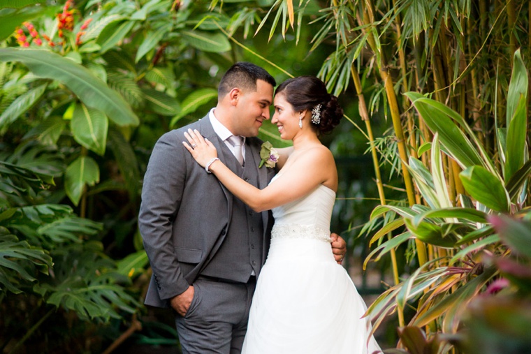 Elegant Garden Lavender and White Wedding via TheELD.com