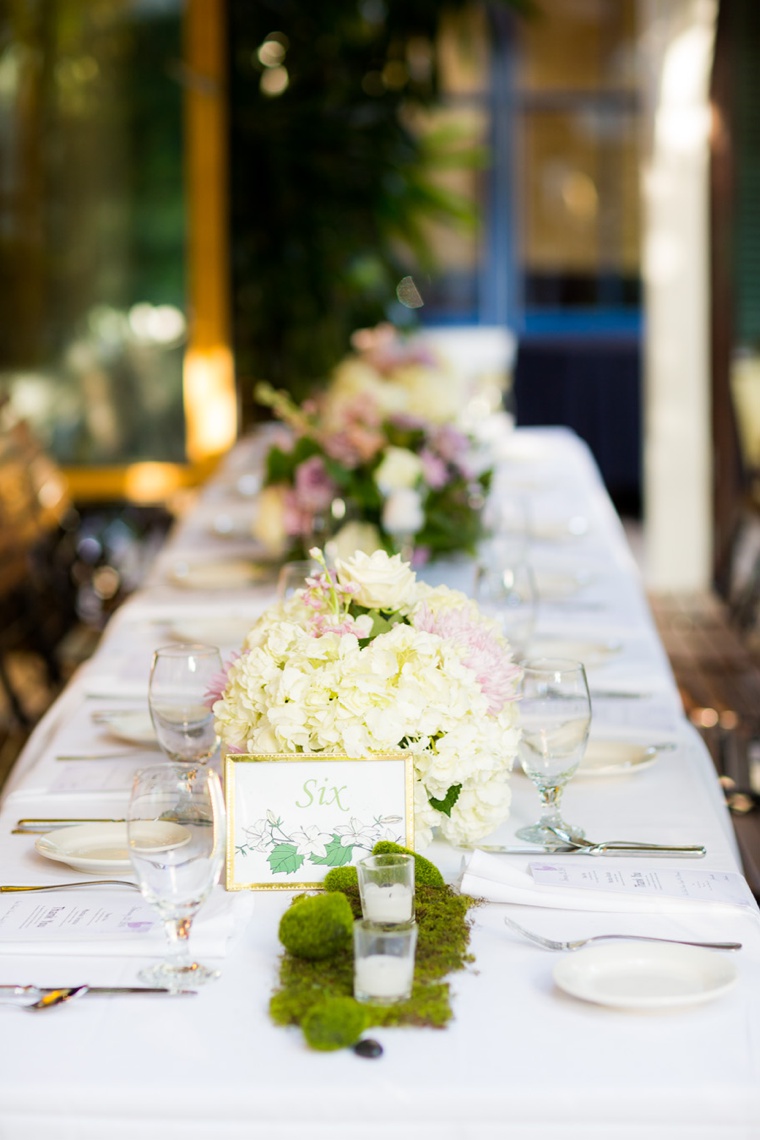 Elegant Garden Lavender and White Wedding via TheELD.com