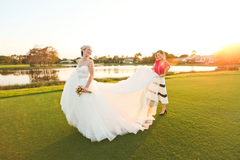 Modern Pink and Black Wedding Ideas via TheELD.com