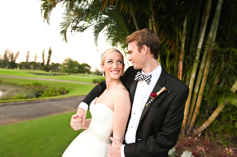 Modern Pink and Black Wedding Ideas via TheELD.com