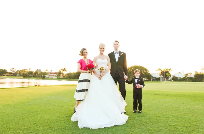 Modern Pink and Black Wedding Ideas via TheELD.com