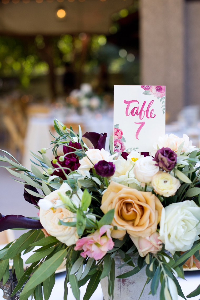 A Romantic Cranberry, Maroon & Blush Wedding via TheELD.com