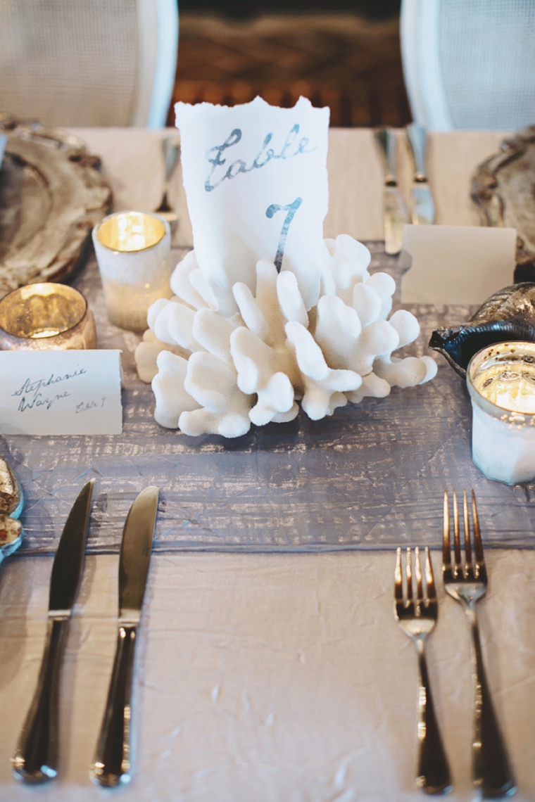 Romantic & Natural Beach Wedding Ideas via TheELD.com