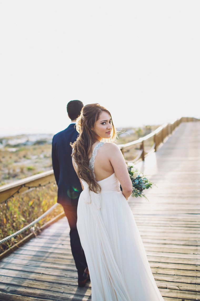 Romantic & Natural Beach Wedding Ideas via TheELD.com