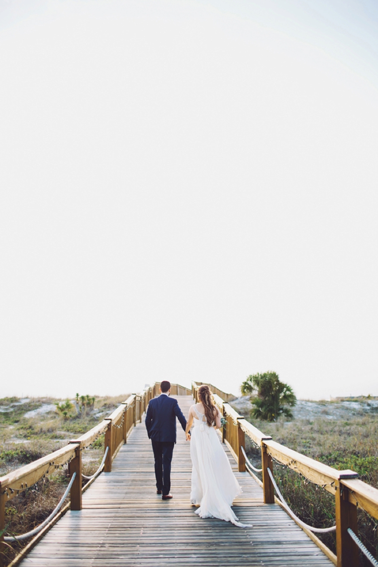 Romantic & Natural Beach Wedding Ideas via TheELD.com