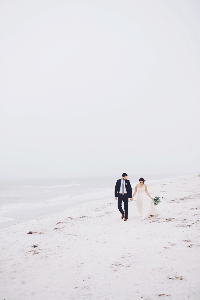 Romantic & Natural Beach Wedding Ideas via TheELD.com