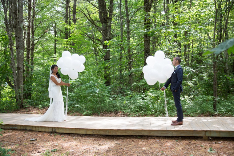 Rustic & Modern Maine Wedding via TheELD.com