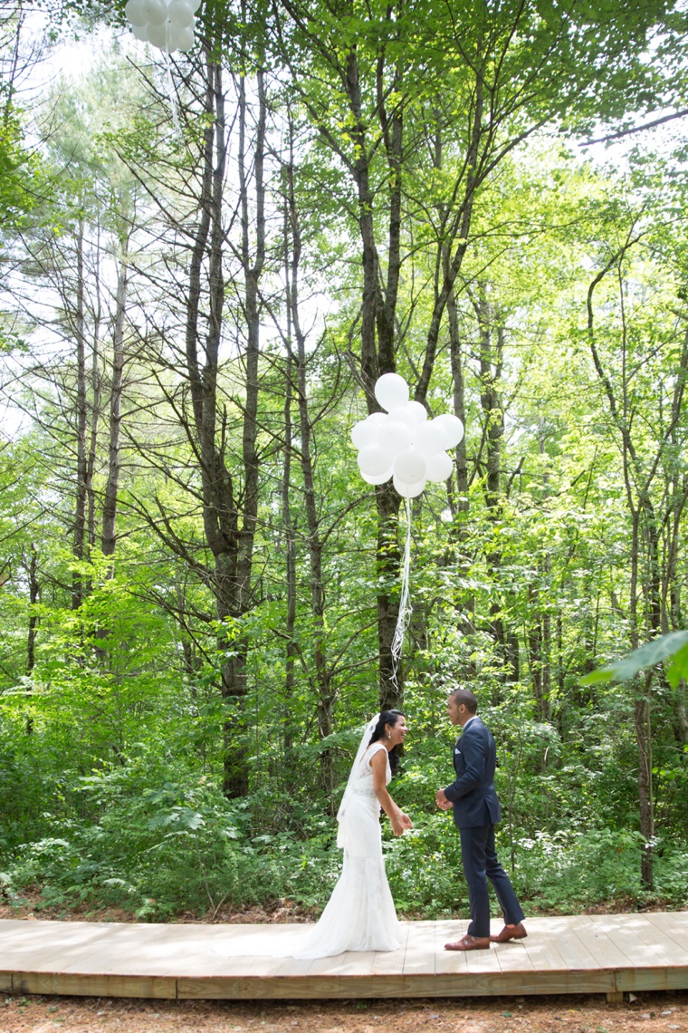 Rustic & Modern Maine Wedding via TheELD.com