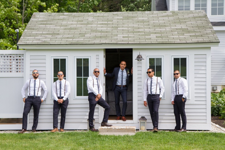 Rustic & Modern Maine Wedding via TheELD.com