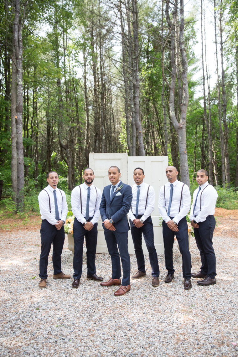 Rustic & Modern Maine Wedding via TheELD.com