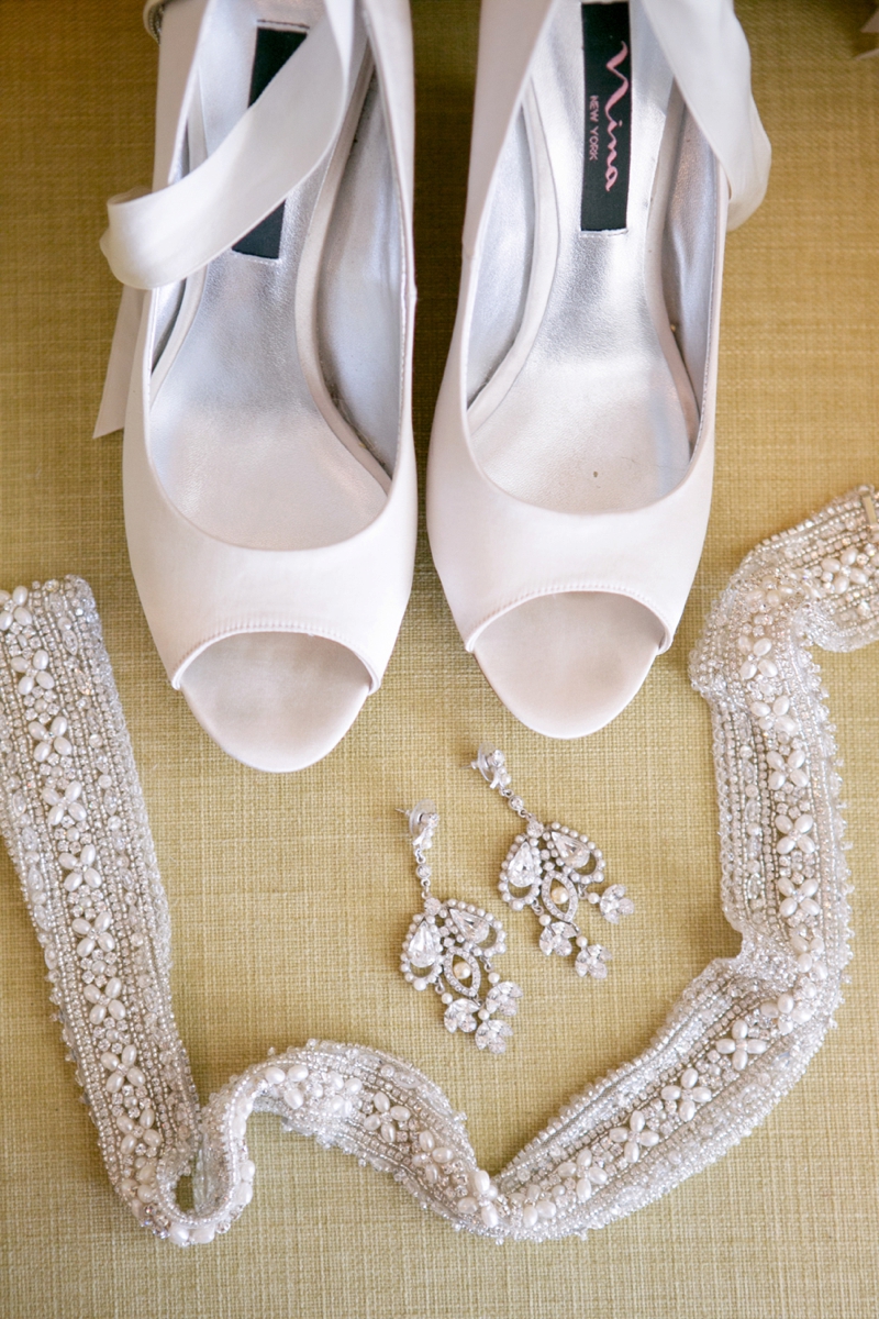 A Pink Vintage Chic North Carolina Wedding via TheELD.com