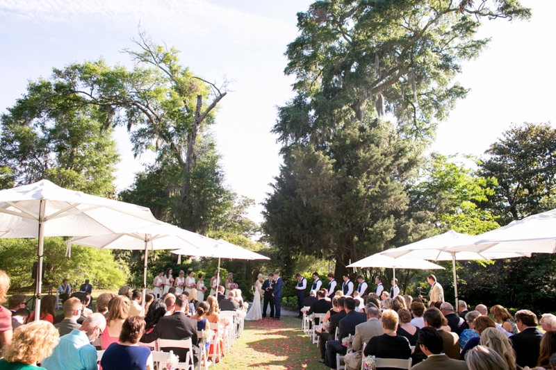 A Pink Vintage Chic North Carolina Wedding via TheELD.com