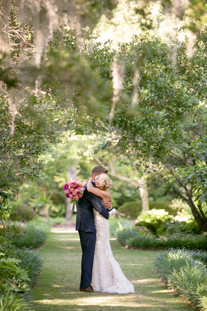 A Pink Vintage Chic North Carolina Wedding via TheELD.com