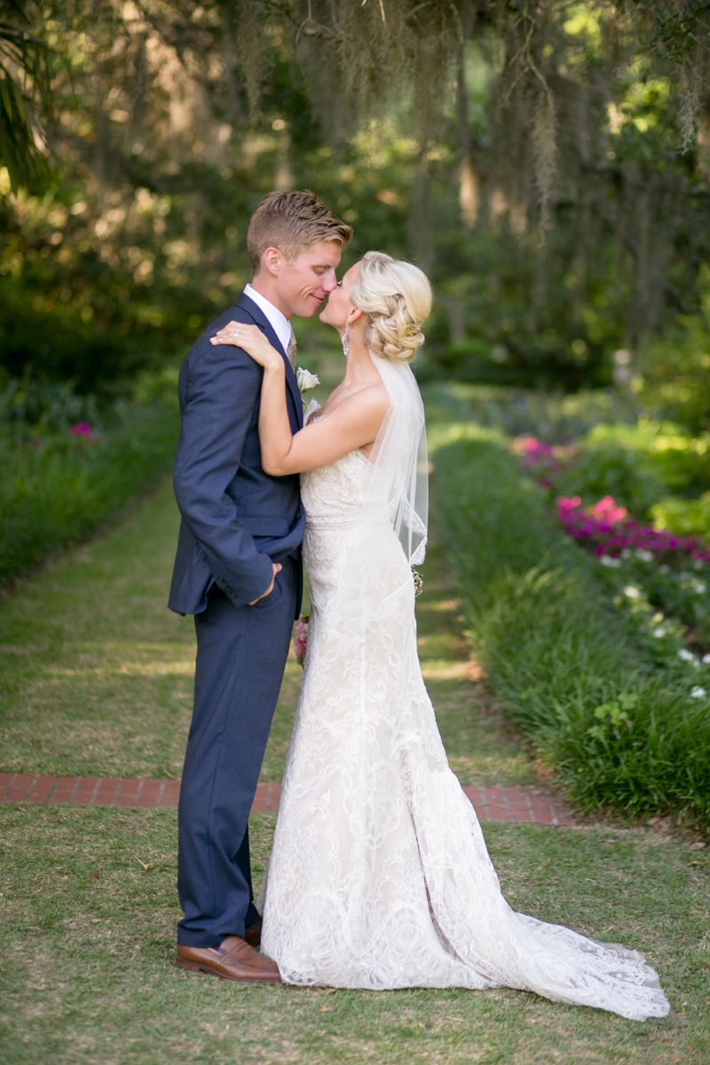 A Pink Vintage Chic North Carolina Wedding via TheELD.com