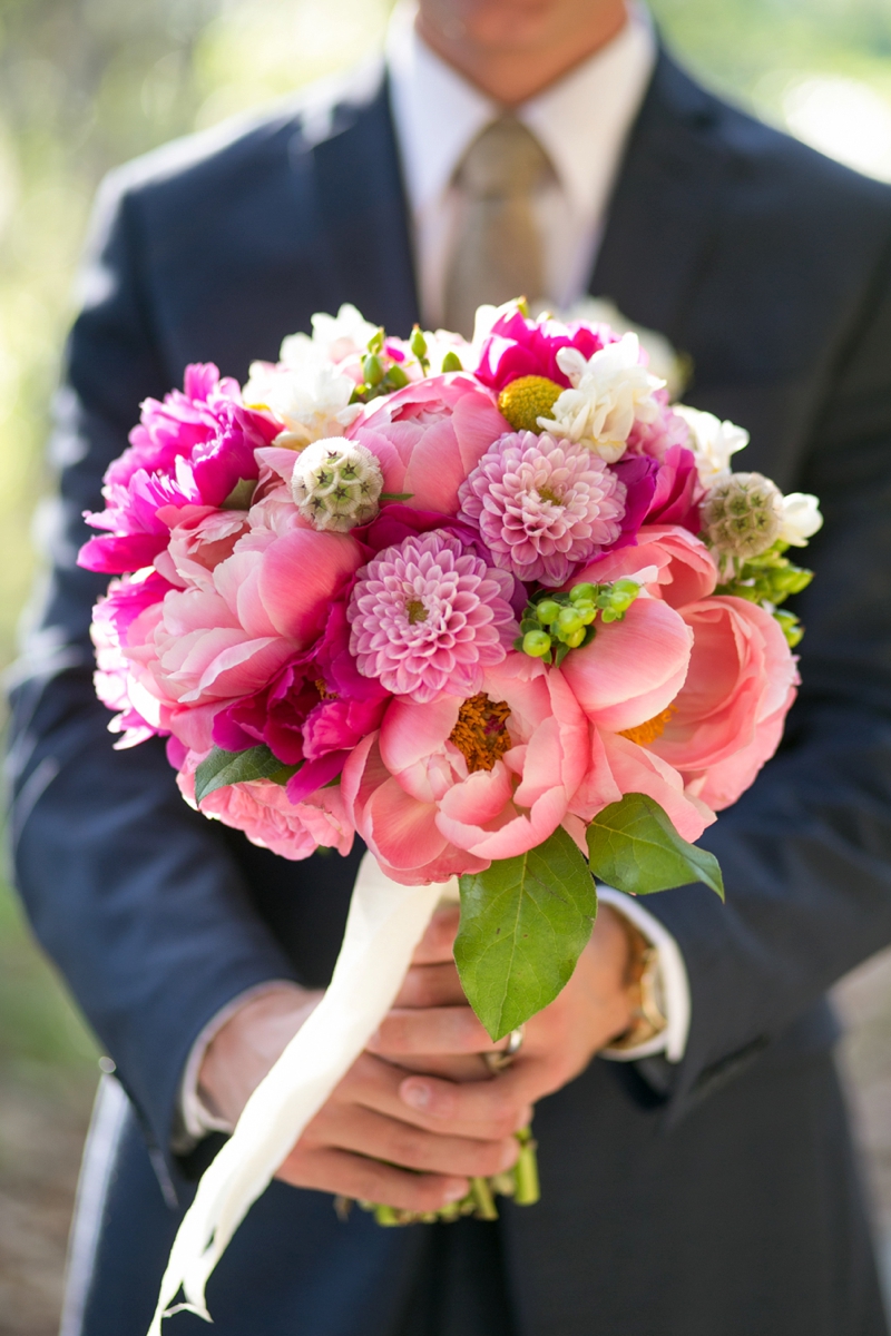 A Pink Vintage Chic North Carolina Wedding via TheELD.com