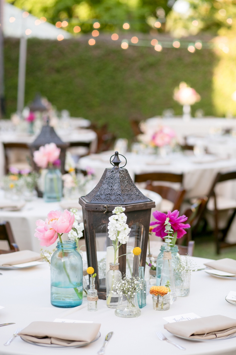 A Pink Vintage Chic North Carolina Wedding via TheELD.com