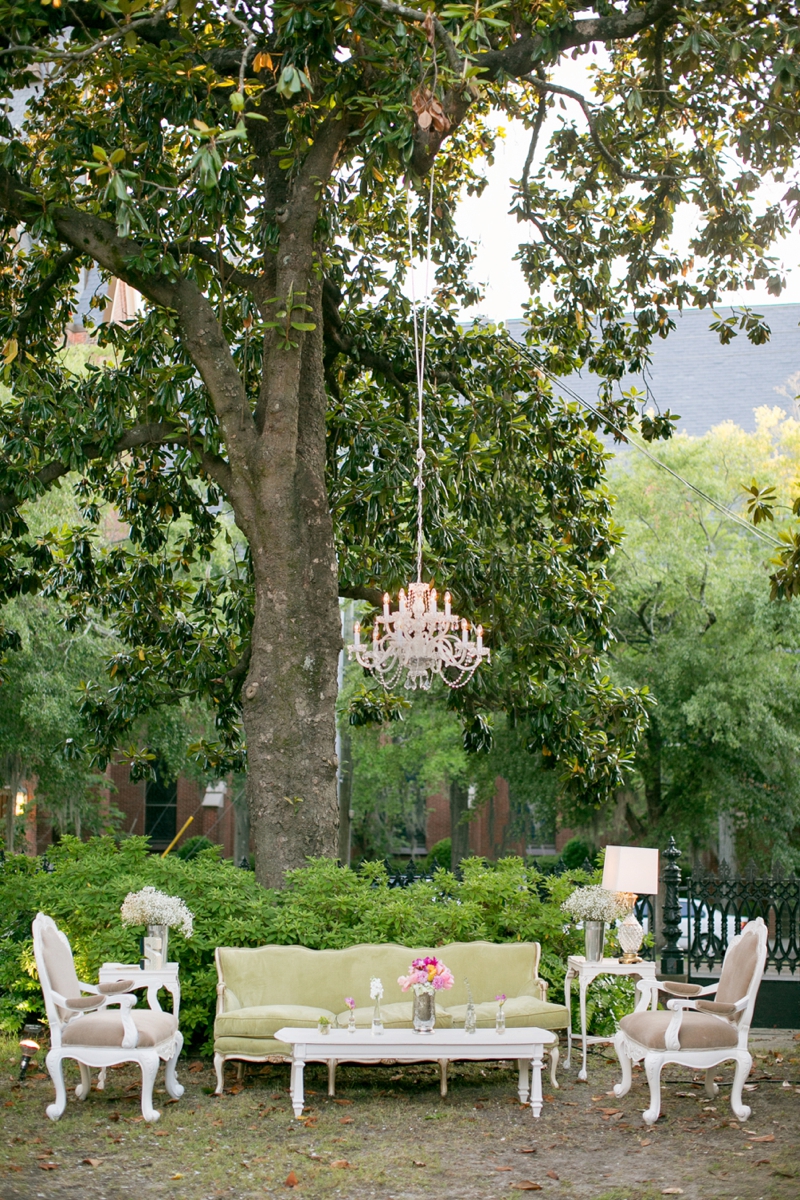 A Pink Vintage Chic North Carolina Wedding via TheELD.com