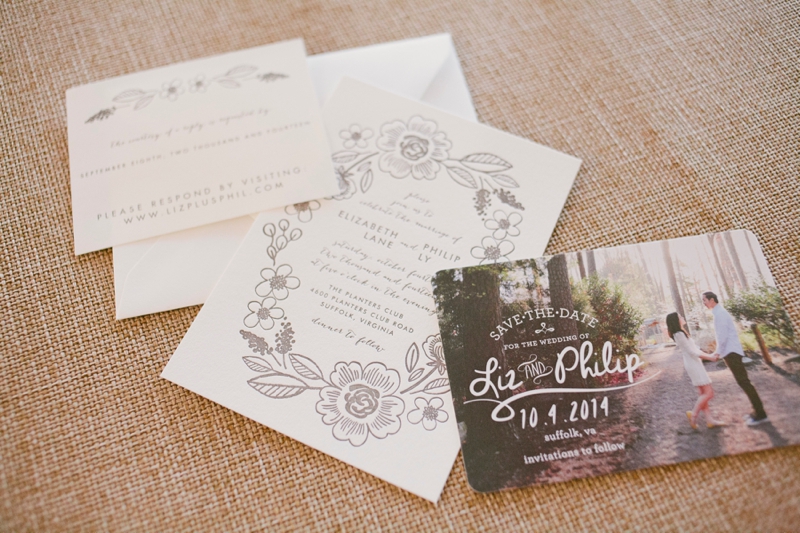 A Blush and Sage Virginia Wedding via TheELD.com