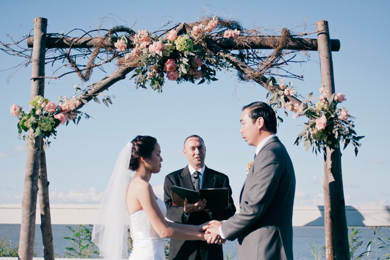 A Blush and Sage Virginia Wedding via TheELD.com