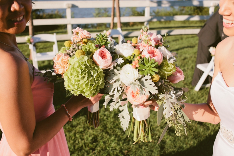 A Blush and Sage Virginia Wedding via TheELD.com