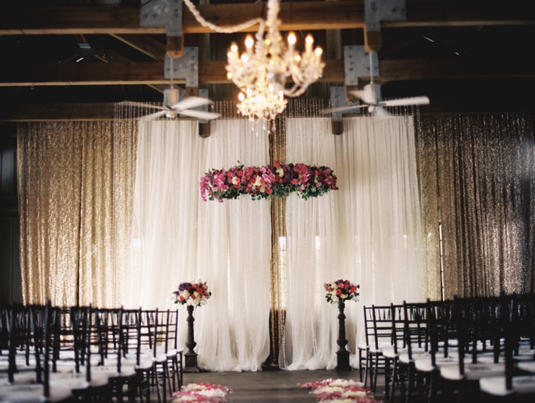 A Pink & Plum Modern Vintage Wedding via TheELD.com