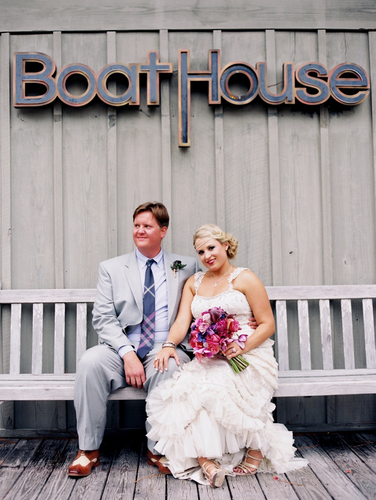 A Pink & Plum Modern Vintage Wedding via TheELD.com